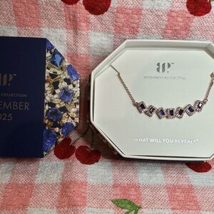 Elegant Blue and Silver Necklace